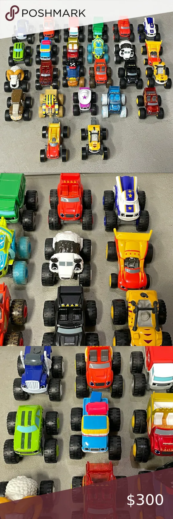 45135 blaze diecast cars display