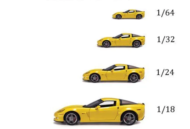 45171 diecast model sizes overview