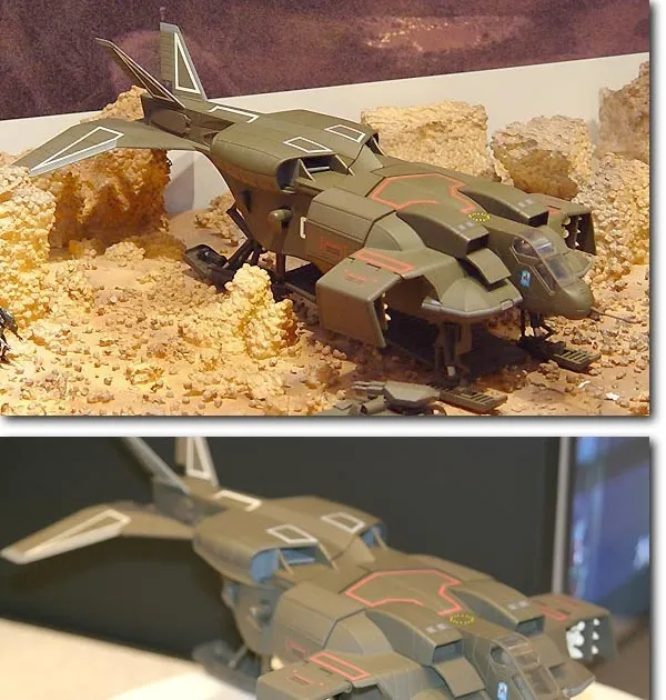 45173 aoshima aliens dropship 02 review 7