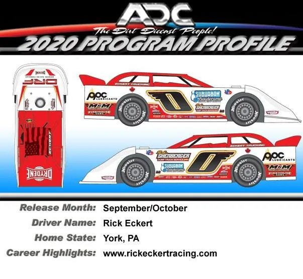 45176 adc dirt late model diecast scale
