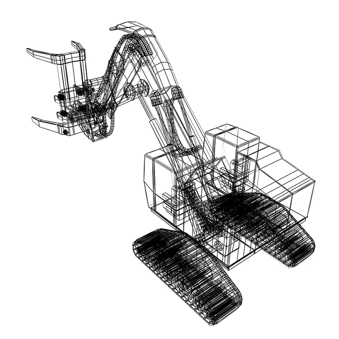 45181 materials used diecast feller buncher