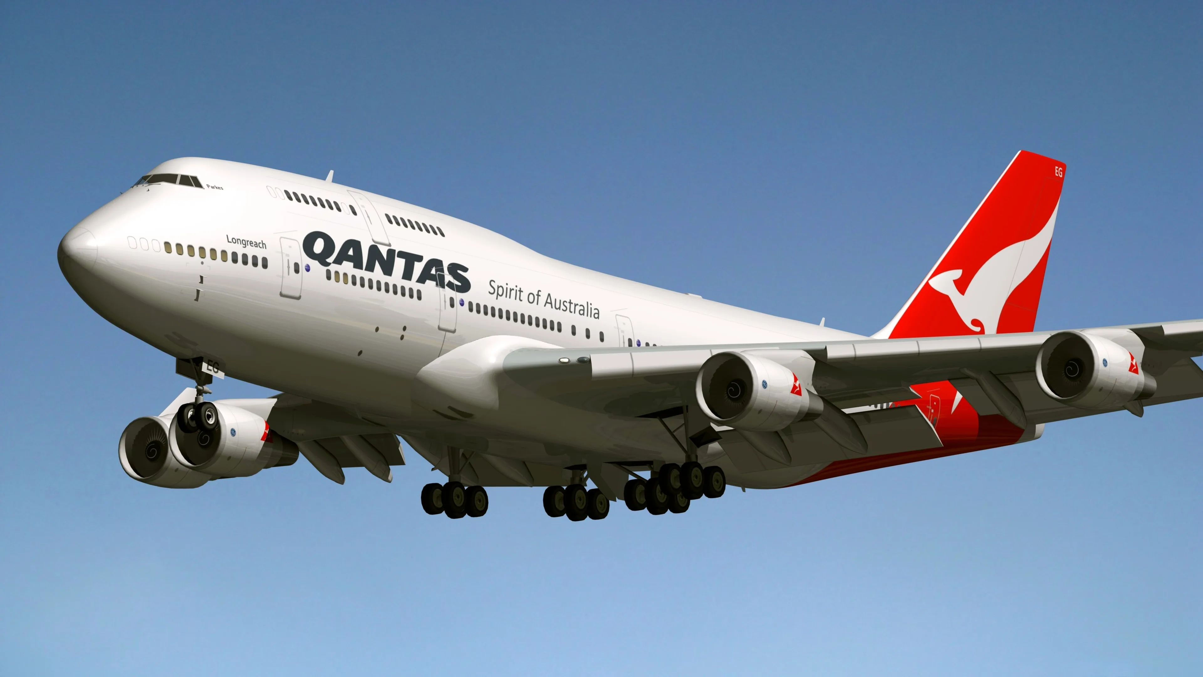 45278 qantas 747 400 diecast