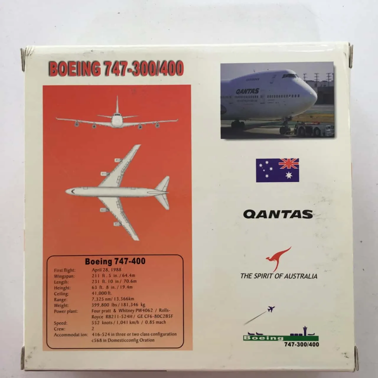 45278 qantas 747 diecast main