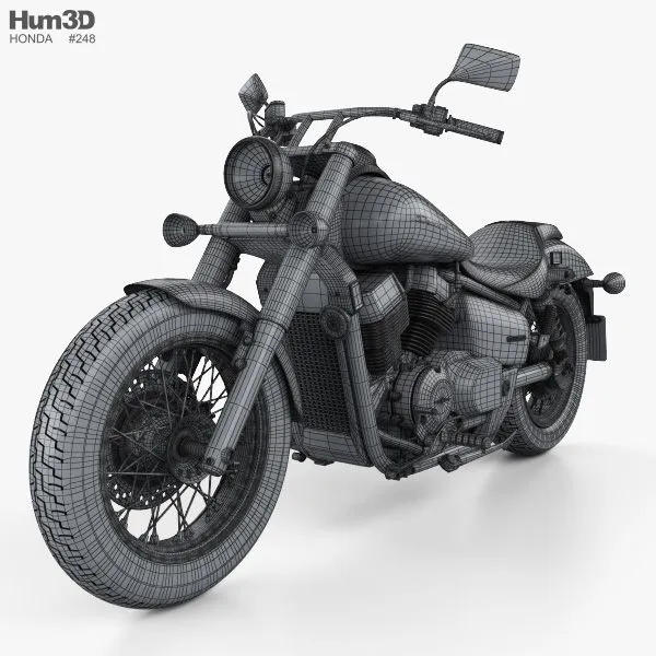 45301 honda shadow diecast model materials