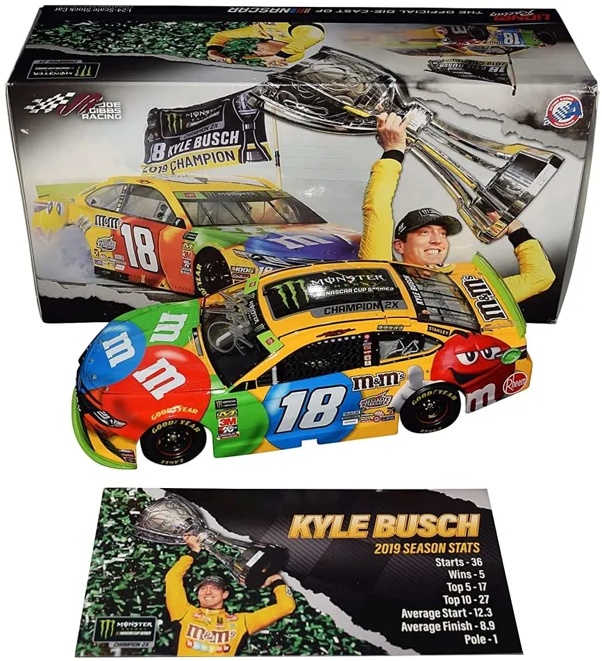45305 kyle busch white chocolate diecast 3