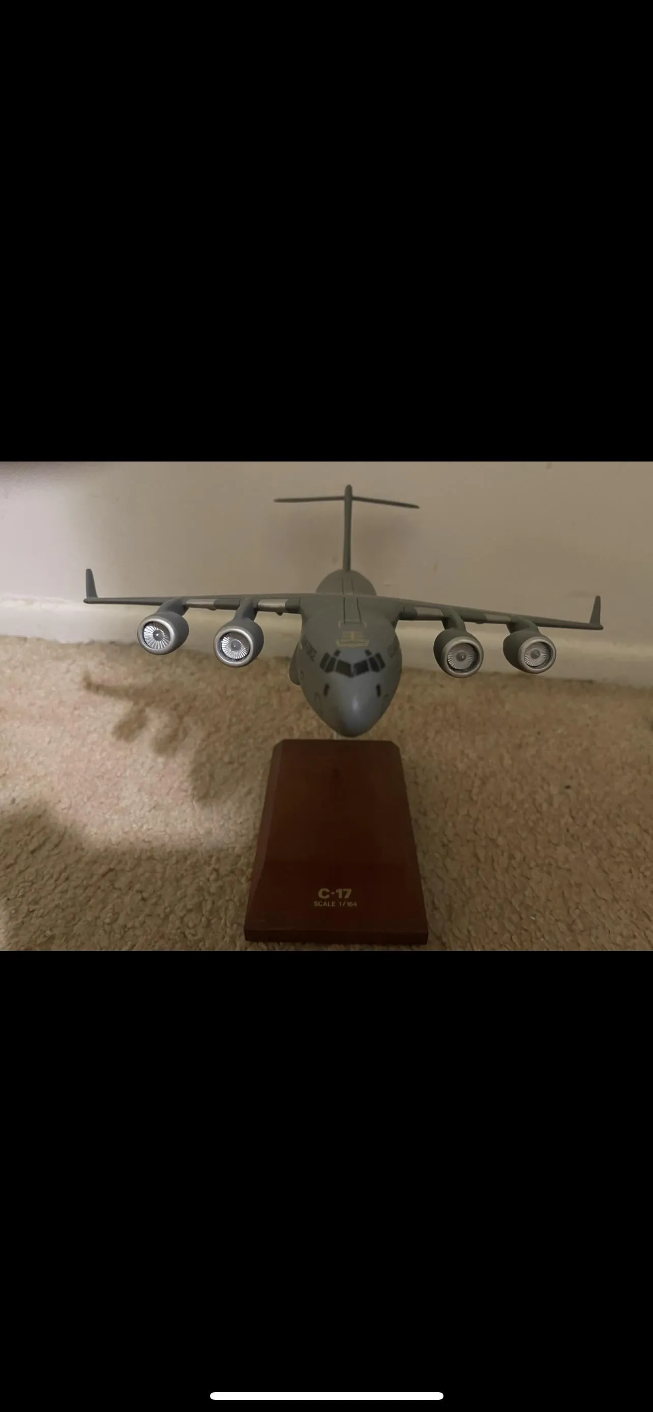 45336 c17 globemaster diecast model display