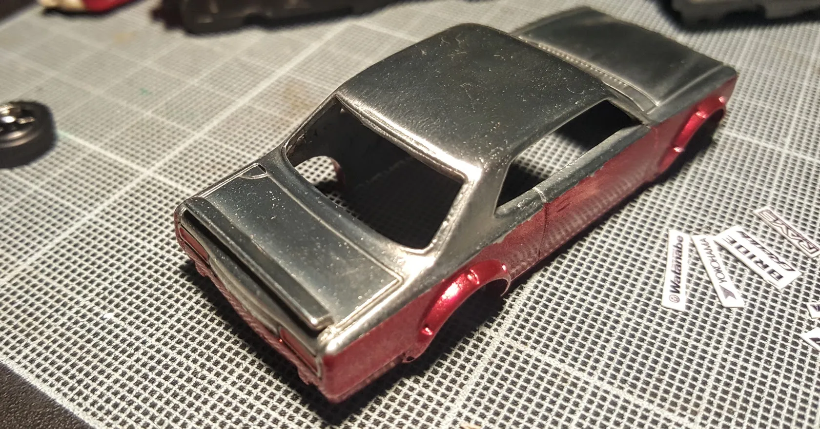 45397 diecast car buffing